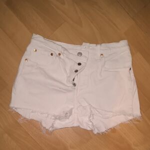 Levi's | Classic White Jean Shorts